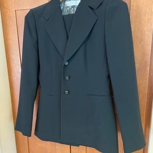 Black Tahari suit jacket and pants
